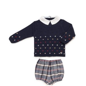 CONJUNTO PANTALON CUADRO ESTRELLAS Ref: 25590