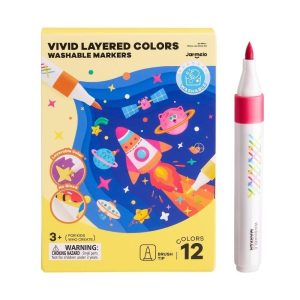 Rotuladores por capas lavables - VIVID COLORED (12 ud.)